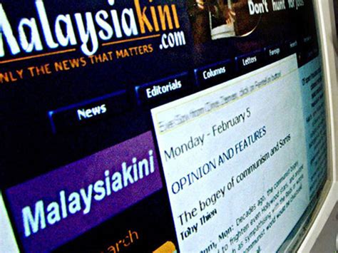 malaysiakini today online news live tv